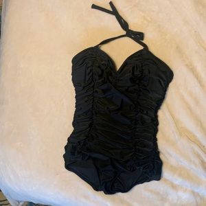 Black super flattering beach blast swimsuit never worn